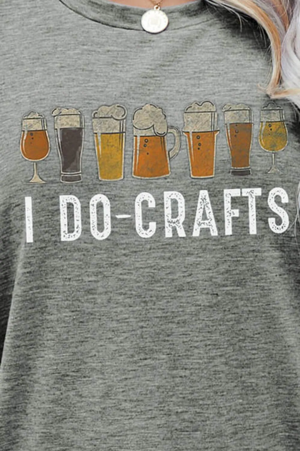 I DO CRAFTS Round Neck T-Shirt, image 12