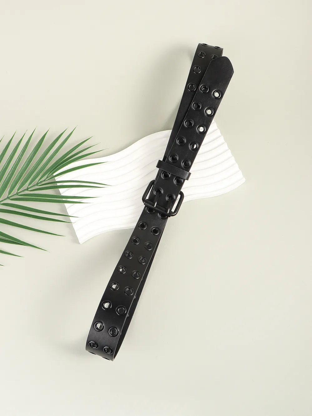 Grommet PU Leather Belt, image 10
