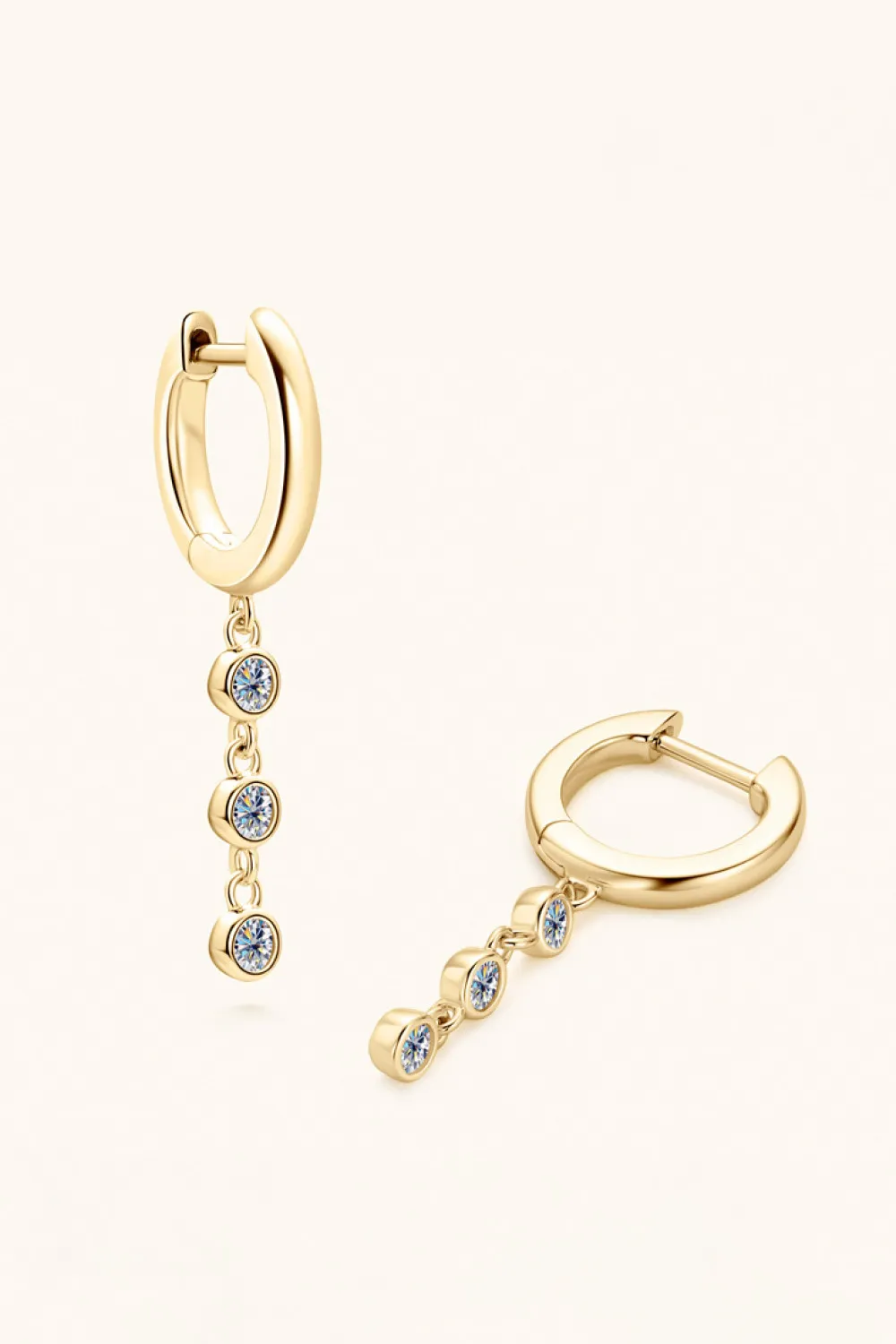 Moissanite Decor 925 Sterling Silver Earrings, image 6