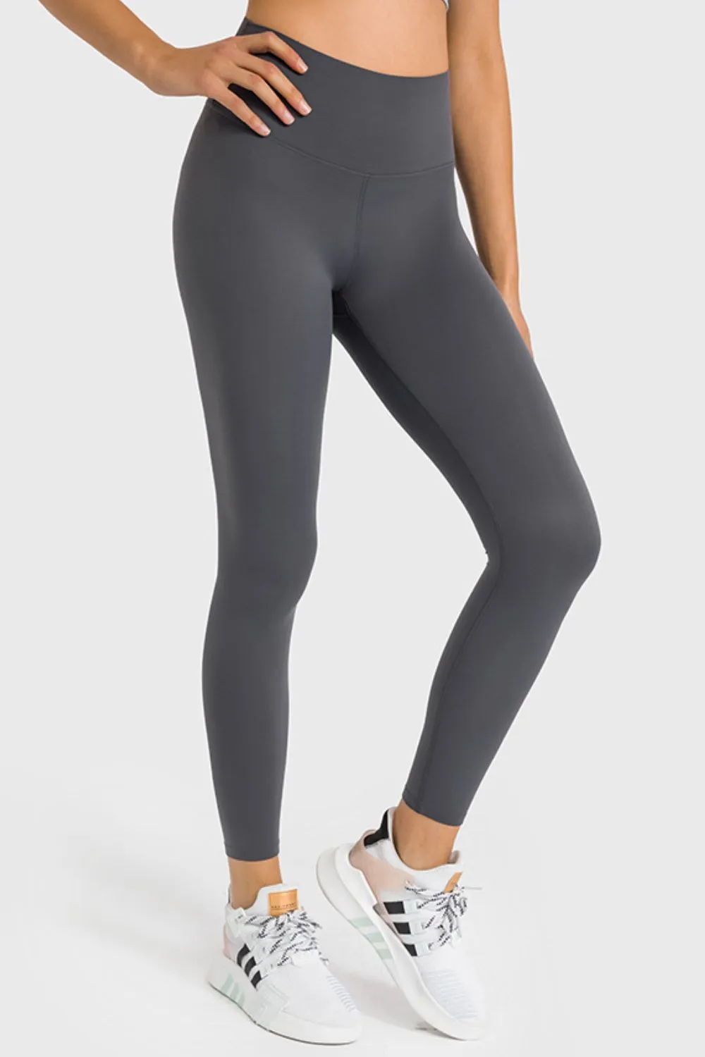 High Waist Ankle-Length Yoga Leggings, image 16