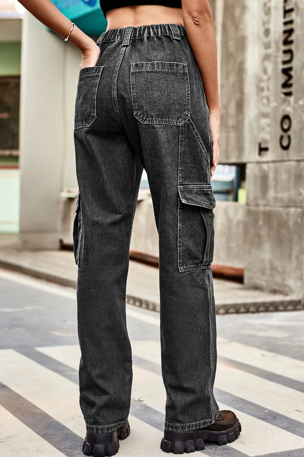 Loose Fit Long Pants with Pockets, image 7