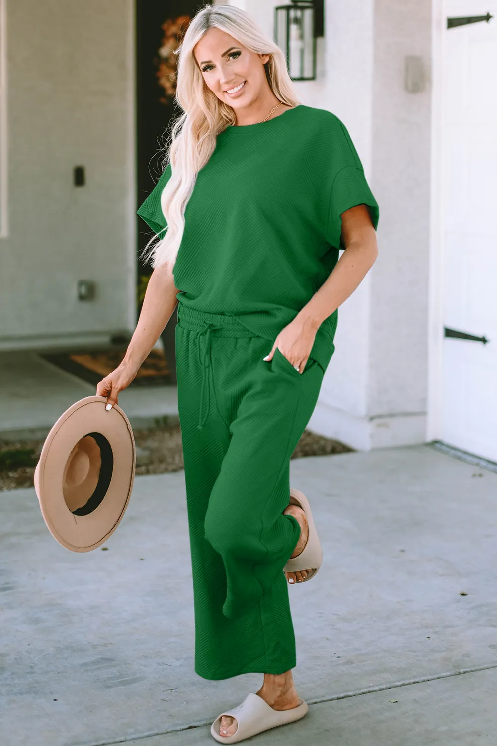 Short Sleeve Top and Pants Set, image 29
