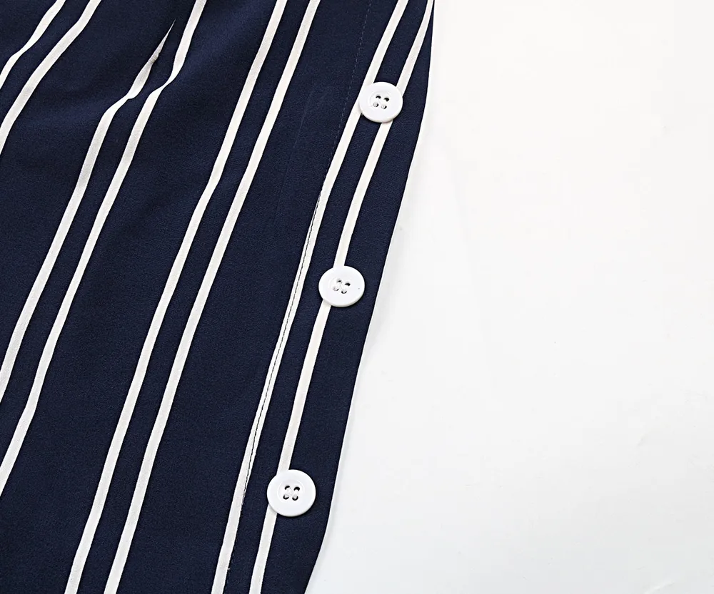 Striped Slit Wide Leg Pants, image 7