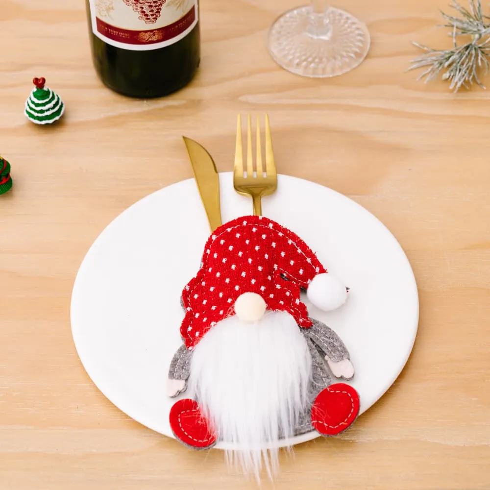 3-Piece Faceless Gnome Cutlery Holders, image 7