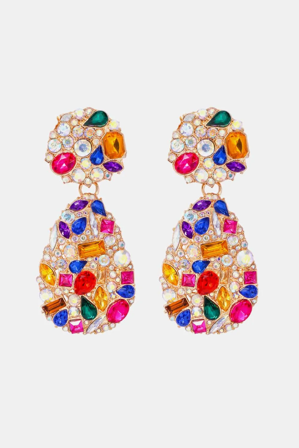 Teardrop Shape Zinc Alloy Dangle Earrings, image 4