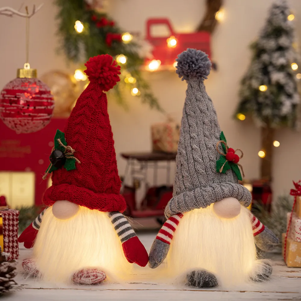 Light-Up Short Leg Faceless Gnome, image 4