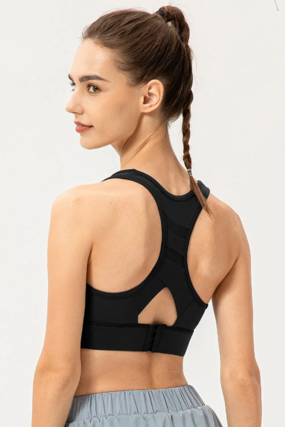 Scoop Neck Long Sports Bra, image 12