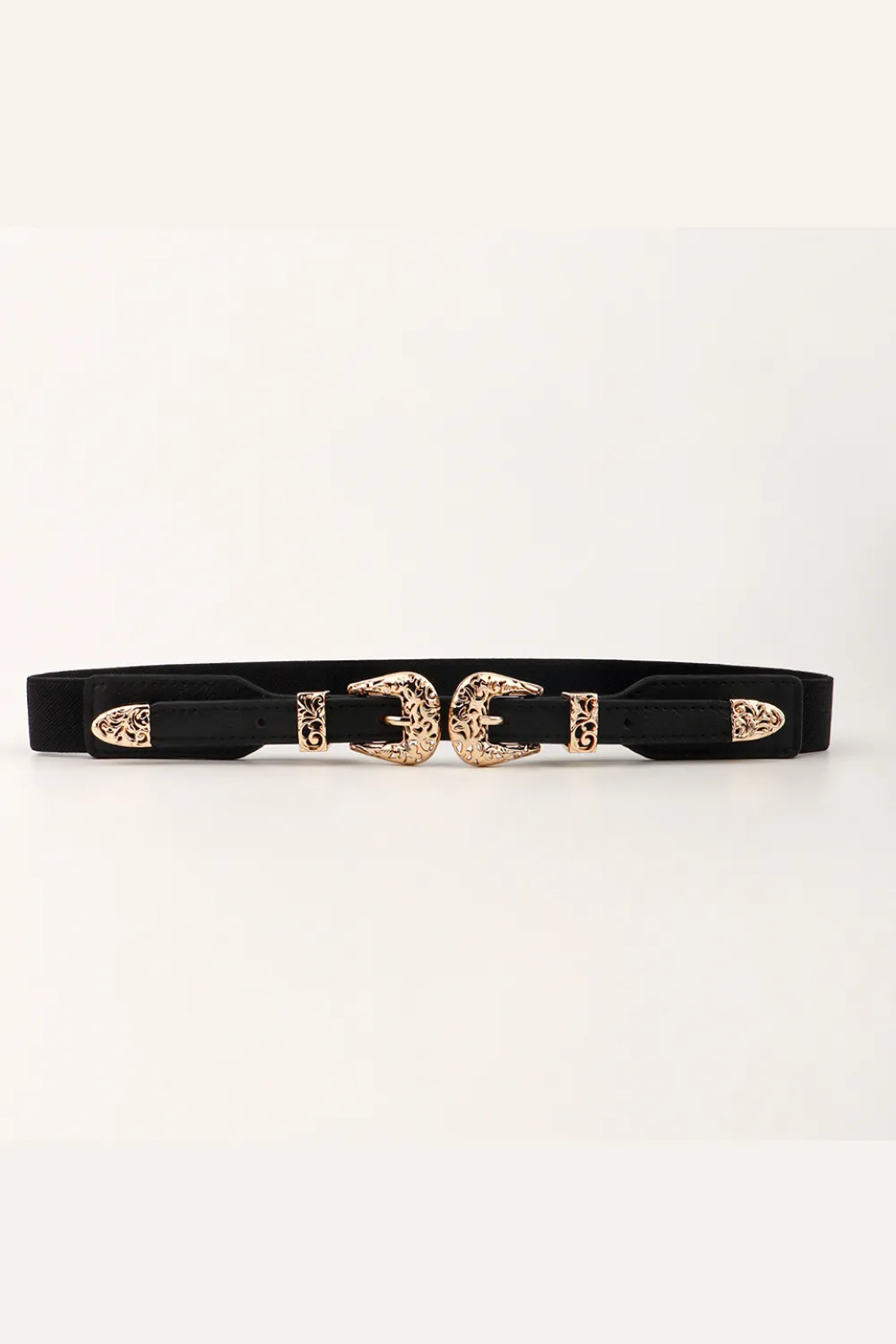 Double Buckle Elastic Belt, image 3
