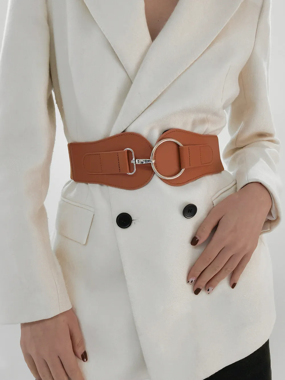 PU Elastic Wide Belt, image 3