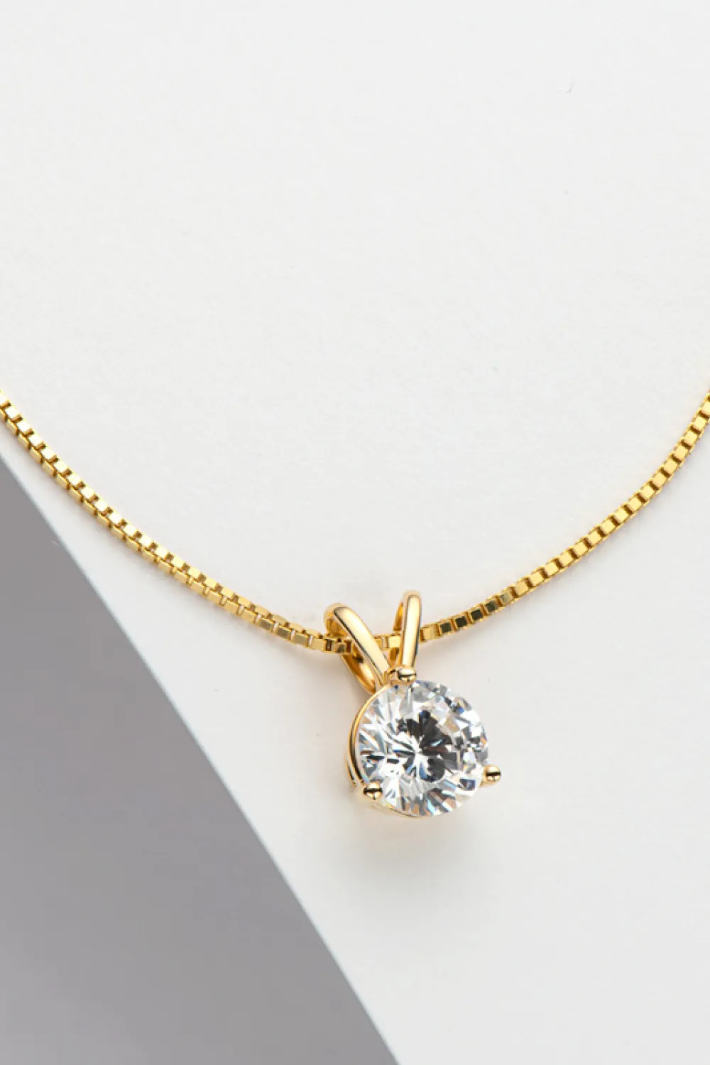 Show Off 1 Carat Moissanite Pendant Necklace, image 6