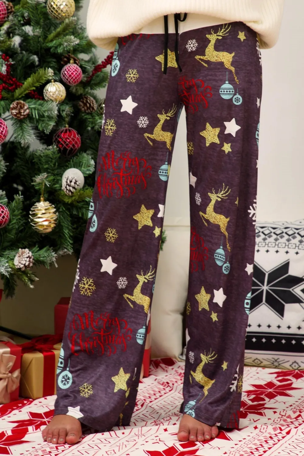 Christmas Straight Leg Pants, image 15