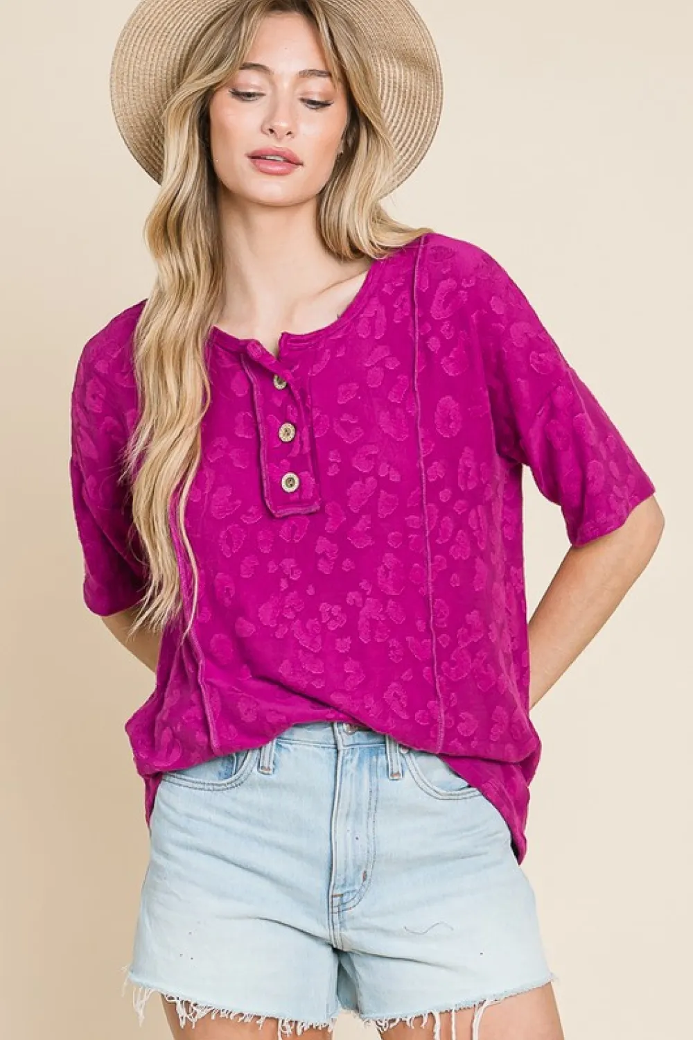 At The Fair Animal Textured Top, image 4