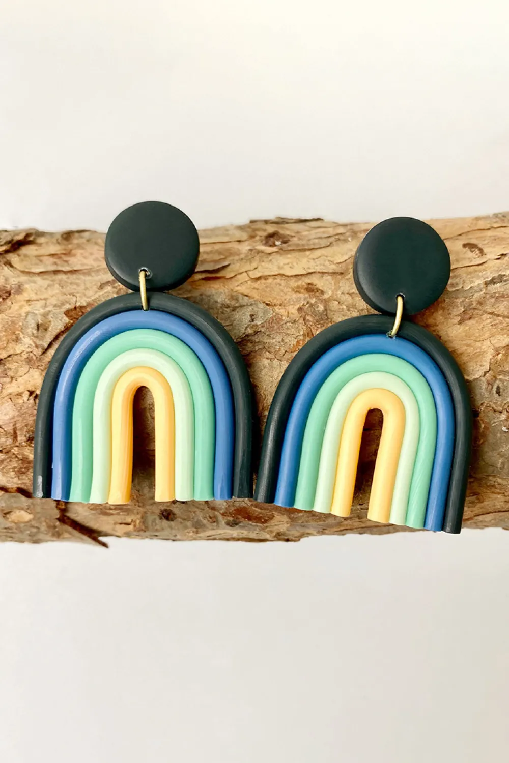 Rainbow Shape Dangle Earrings, image 9