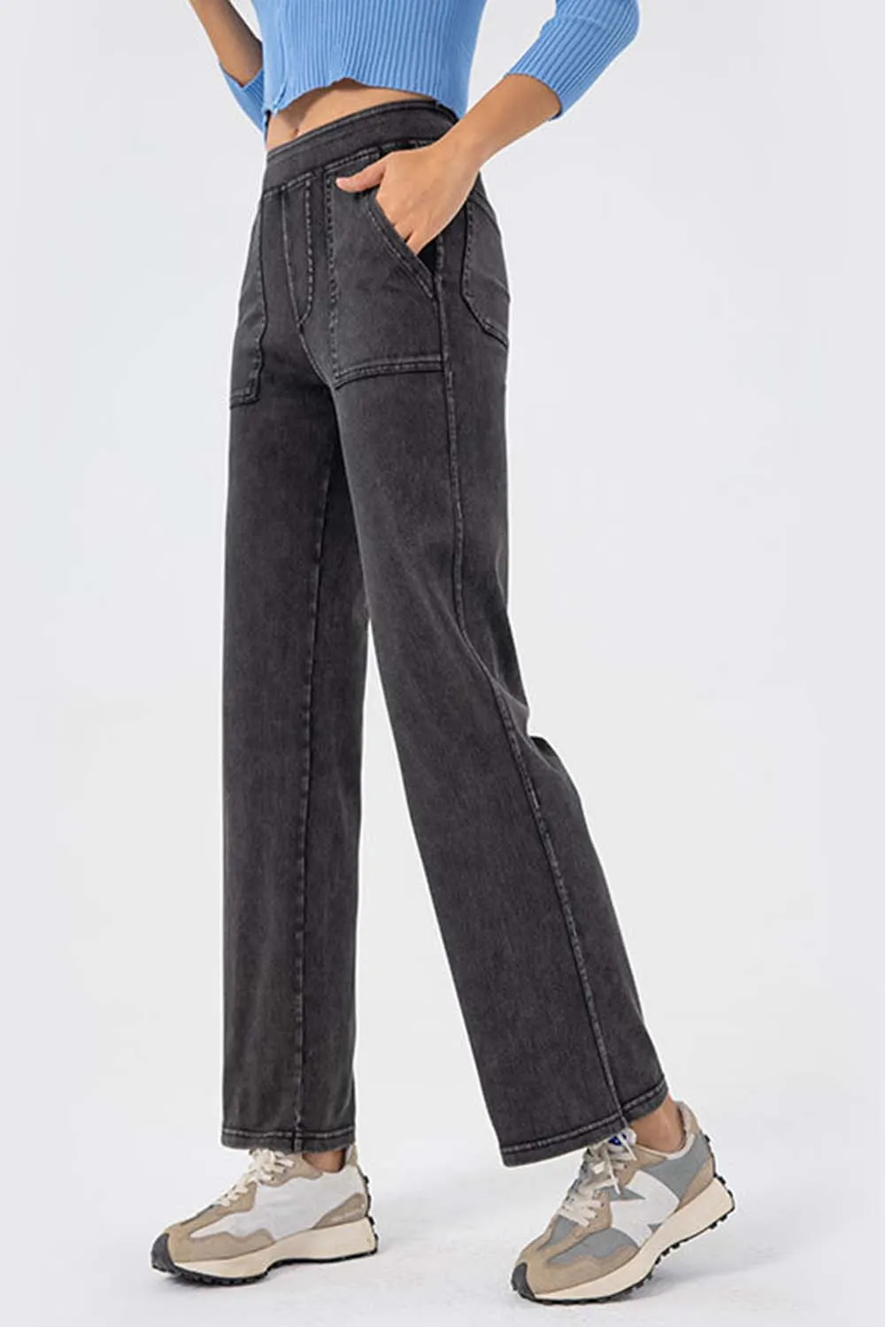 Pocketed Long Jeans, image 2