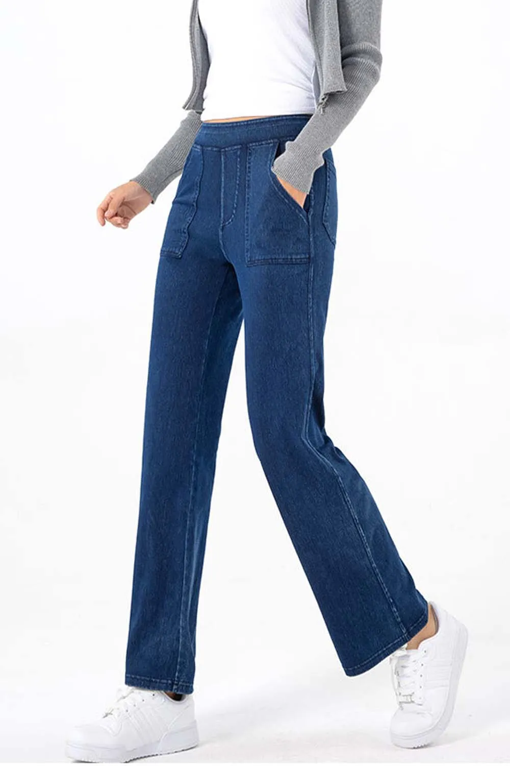Pocketed Long Jeans, image 5