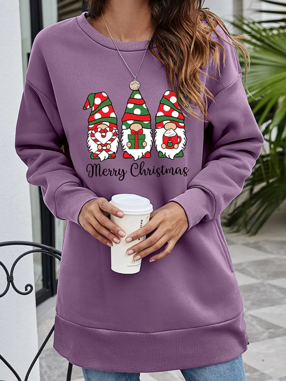MERRY CHRISTMAS Graphic Sweatshirt, image 6