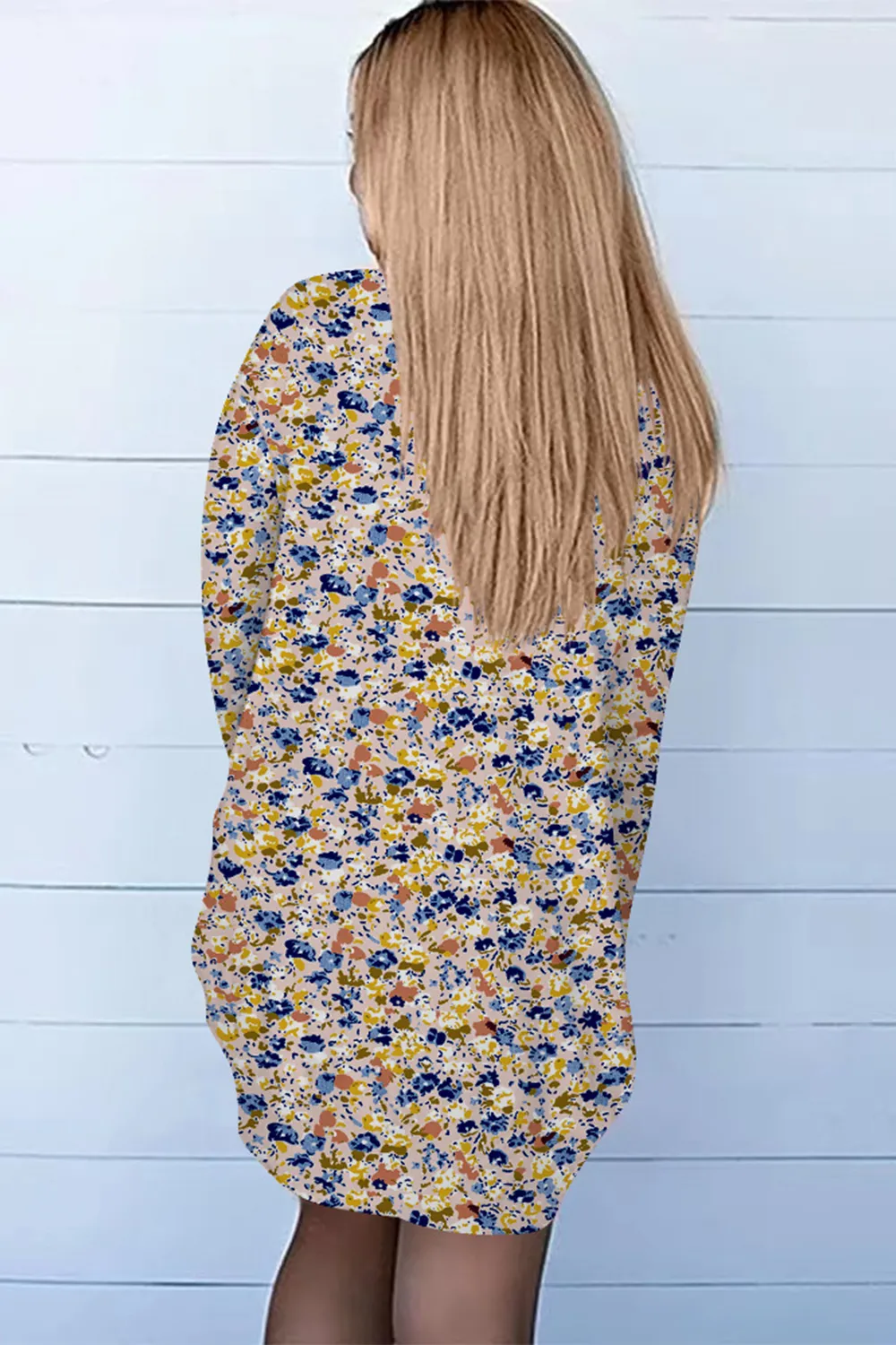Printed Long Sleeve Cardigan, image 6