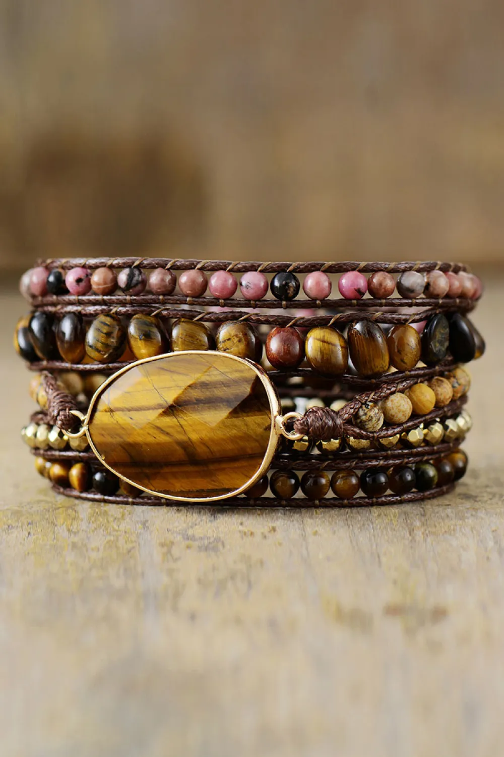 Natural Stone Layered Bracelet, image 2