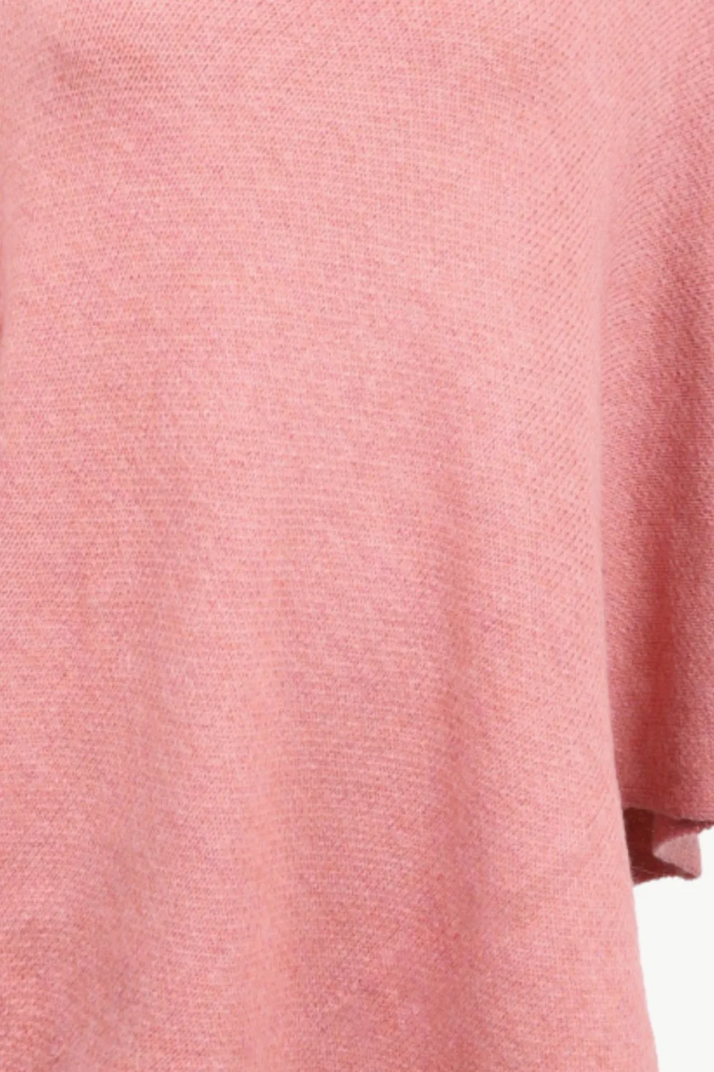 Turtleneck Buttoned Poncho, image 8