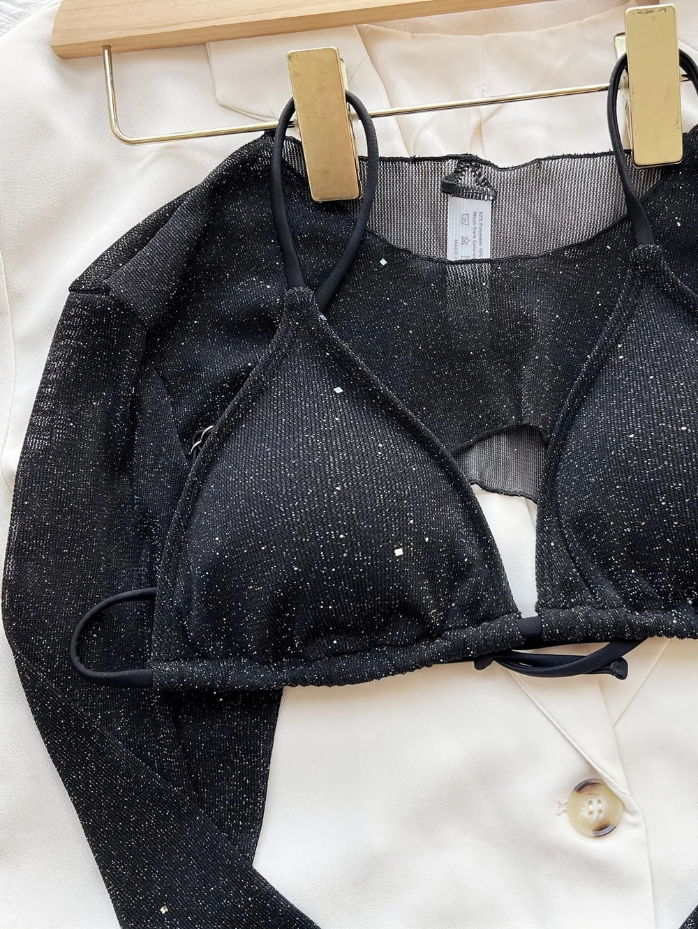 Glitter Three-Piece Swim Set, image 4
