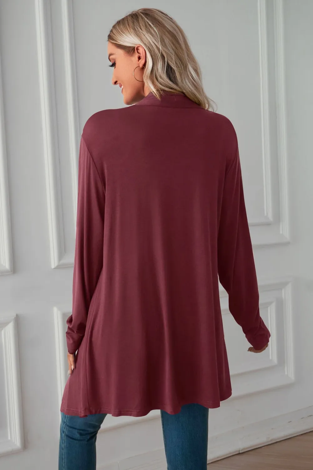 Open Front Long Sleeve Cardigan, image 20