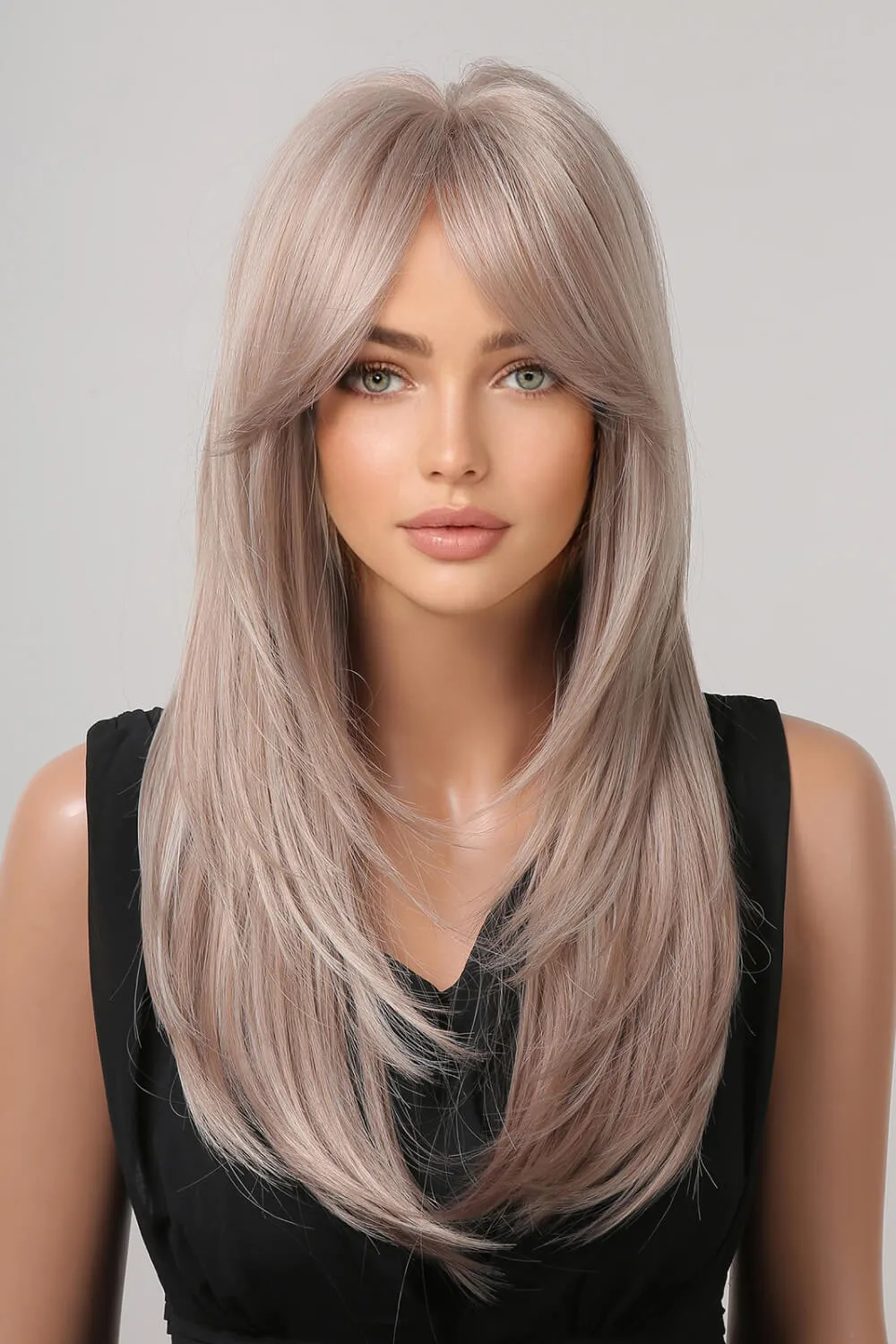 13*1" Full-Machine Wigs Synthetic Long Straight 22", image 7