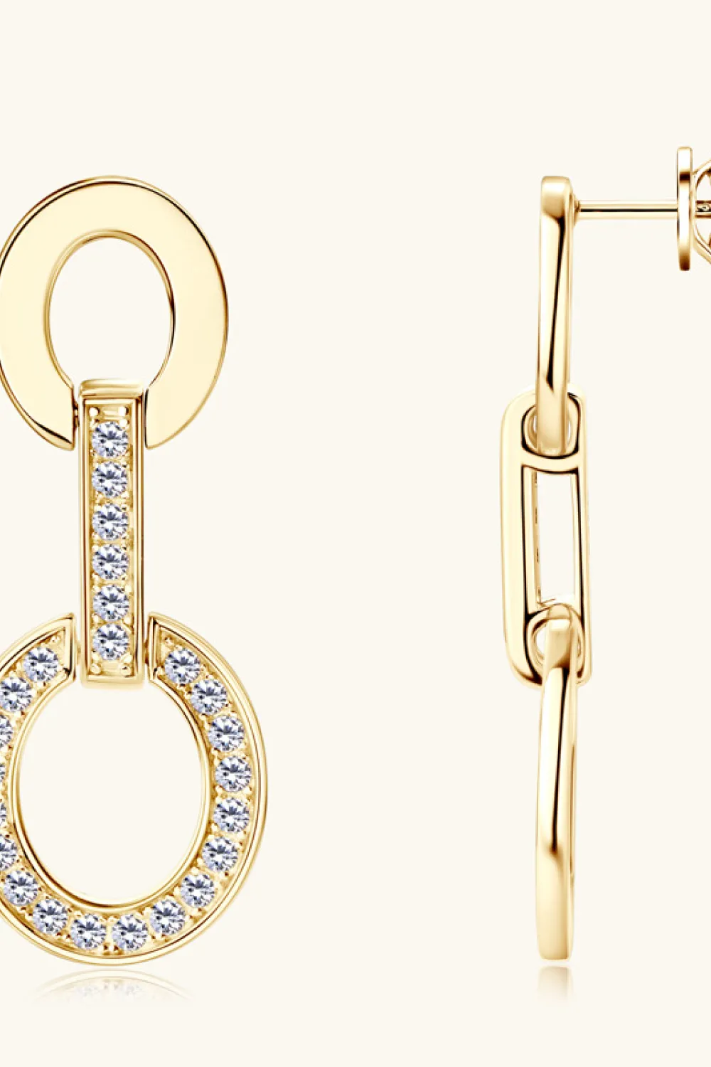 Moissanite 925 Sterling Silver Earrings, image 6