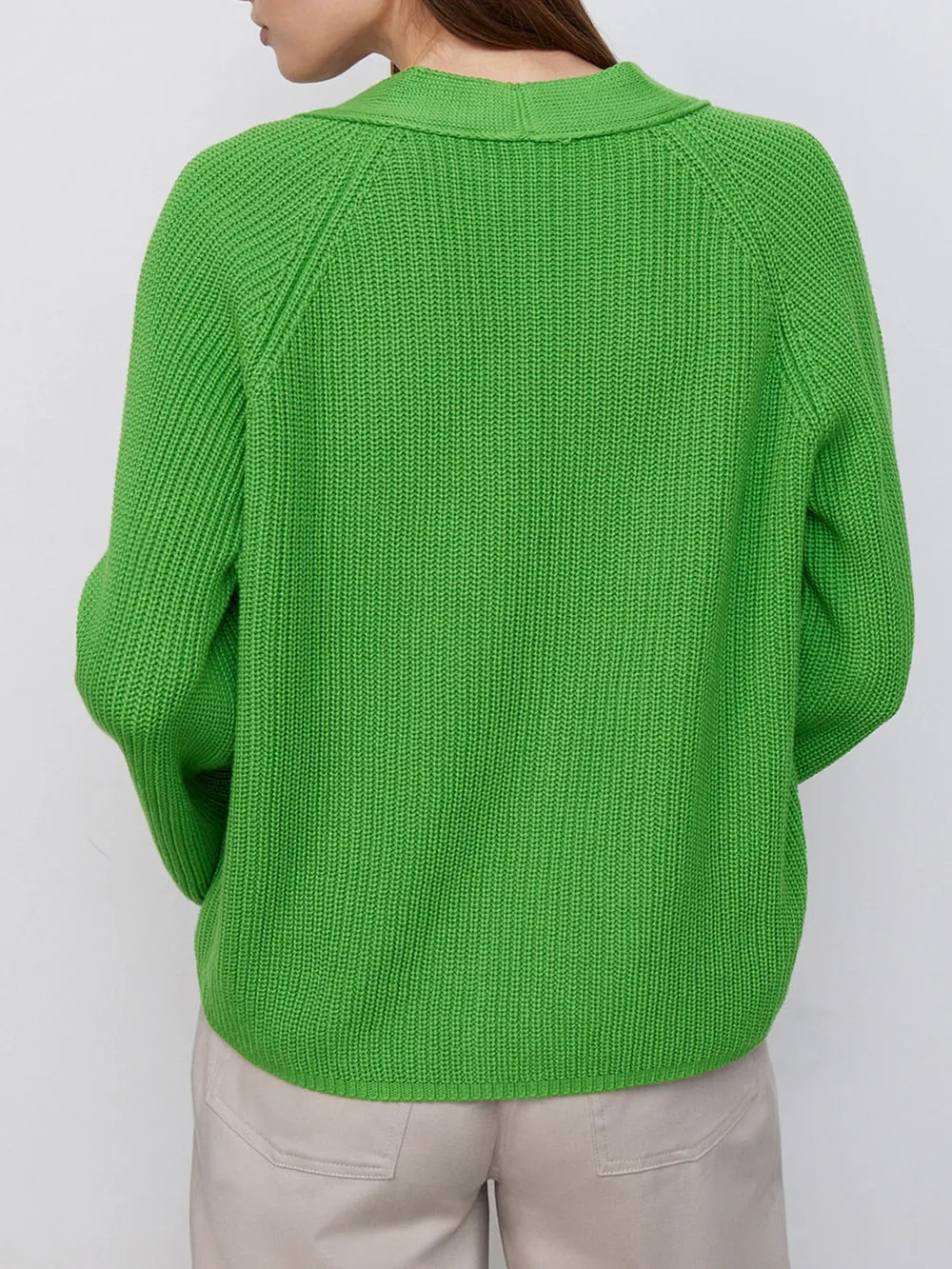 Raglan Sleeve Button Down Cardigan, image 8