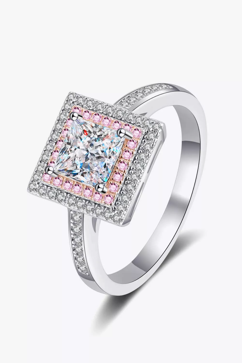 Stay Elegant 1 Carat Moissanite Ring, image 2
