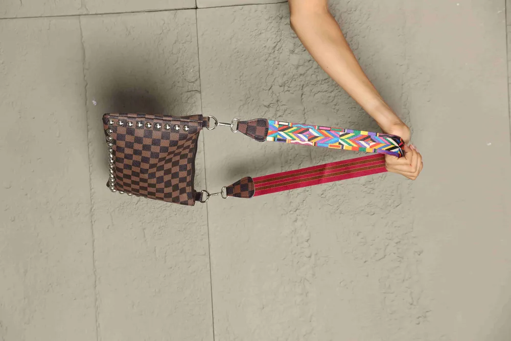 PU Leather Studded Shoulder Bag, image 17
