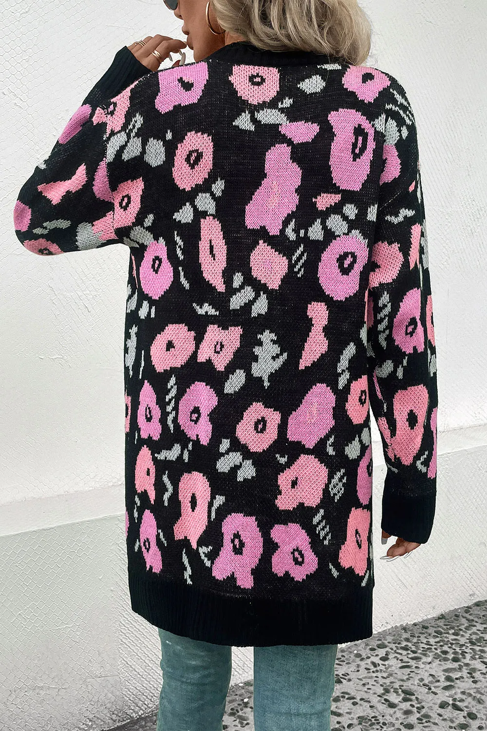 Open Front Longline Cardigan, image 3
