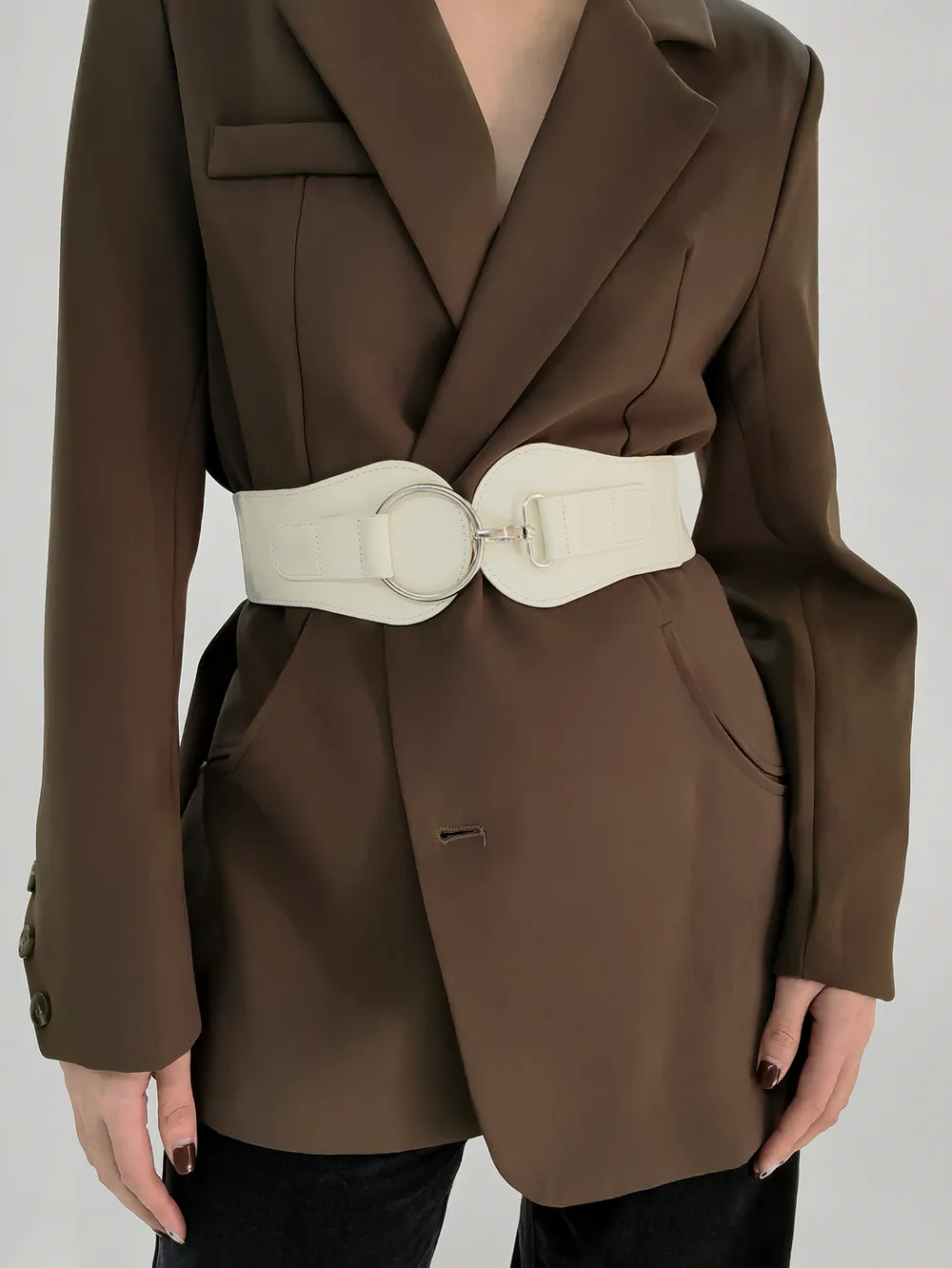 PU Elastic Wide Belt, image 30