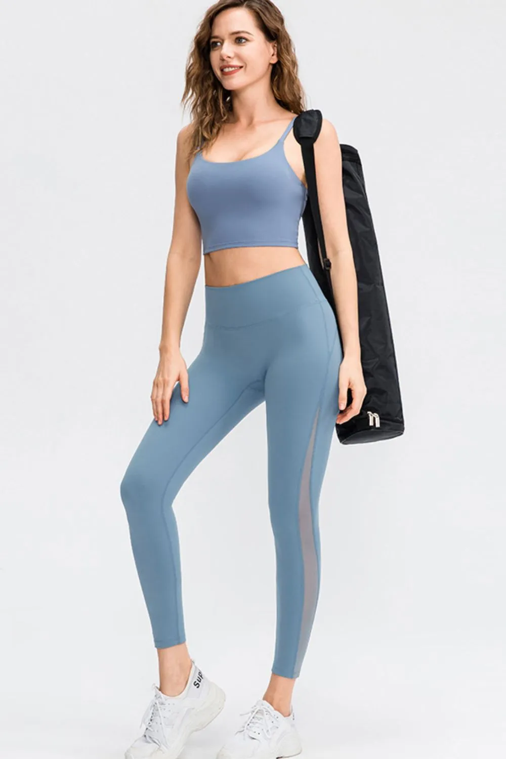 Wide Waistband Slim Fit Long Sports Pants, image 10