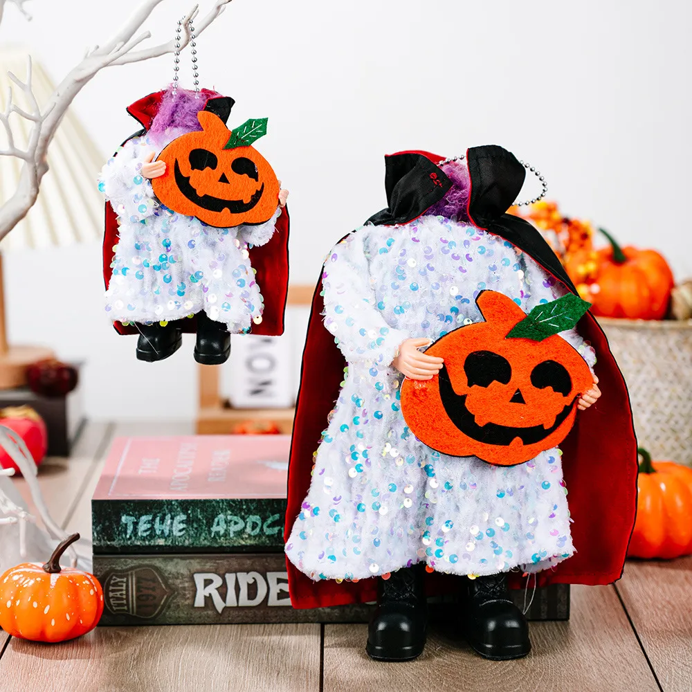 Two-Piece Sequin Halloween Hanging Widgets, image 6