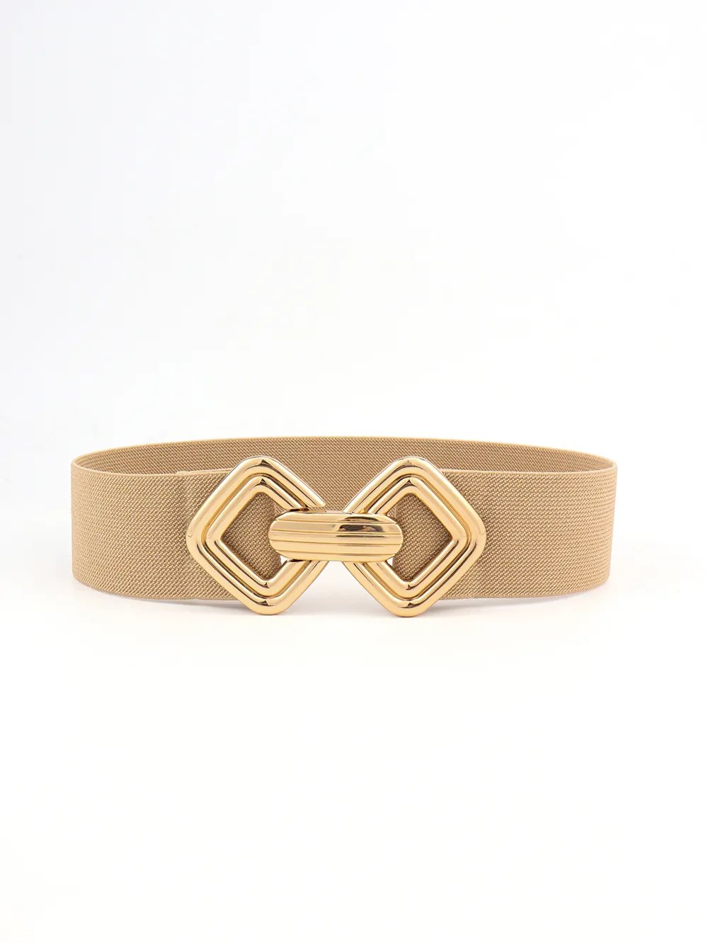 Geometric Buckle Elastic Wide Belt, image 24