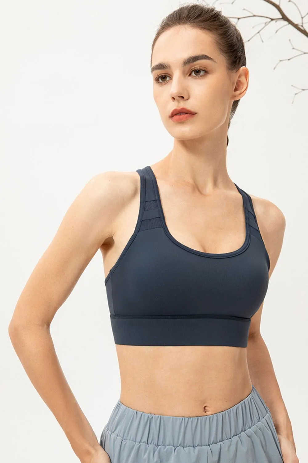 Scoop Neck Long Sports Bra, image 5