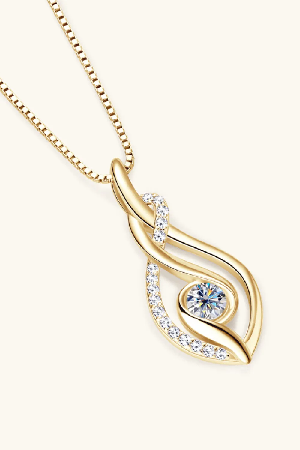 Moissanite 925 Sterling Silver Necklace, image 11
