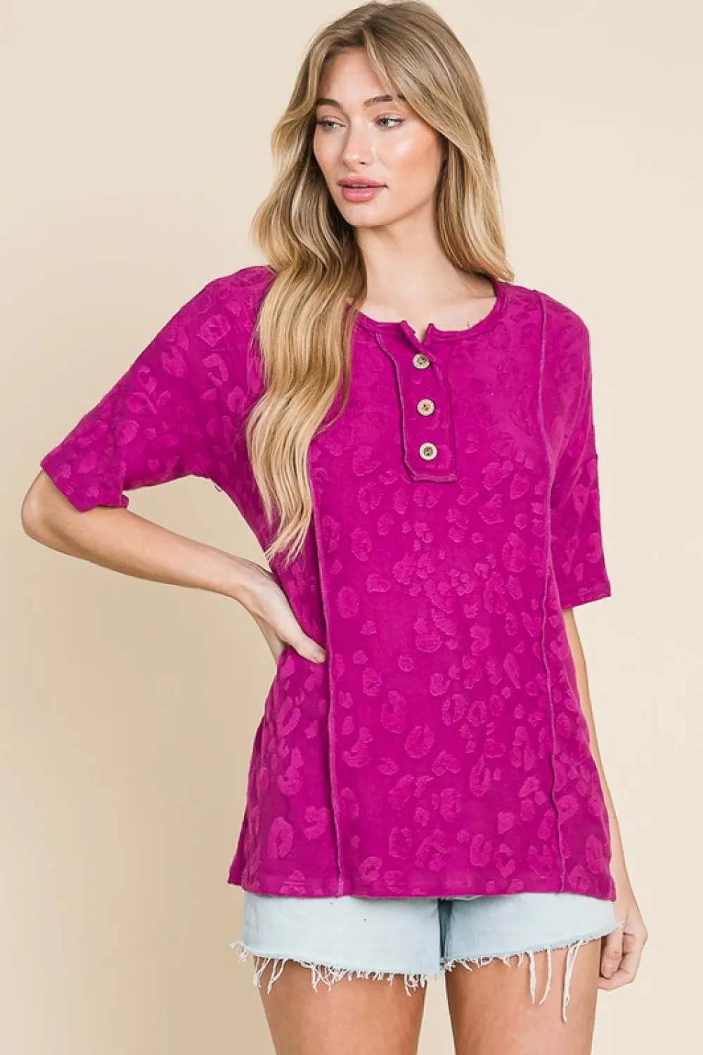 At The Fair Animal Textured Top, image 3