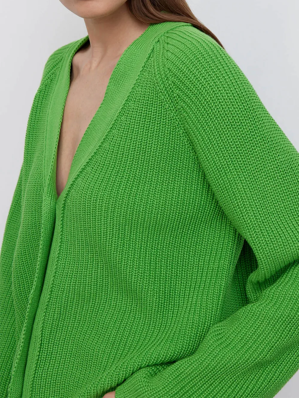 Raglan Sleeve Button Down Cardigan, image 7