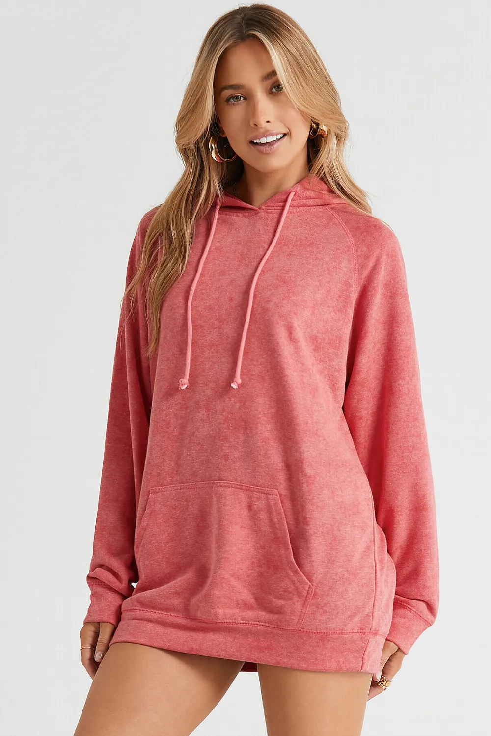 Long Sleeve Front Pocket Hoodie, image 6