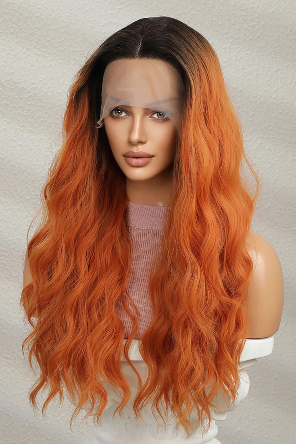 13*2" Lace Front Wigs Synthetic Long Wave 24" 150% Density, image 3