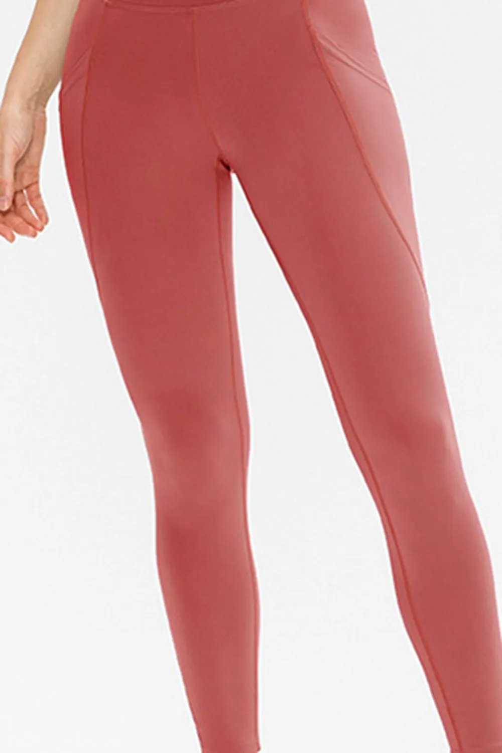 Slim Fit Long Active Leggings with Pockets, image 6