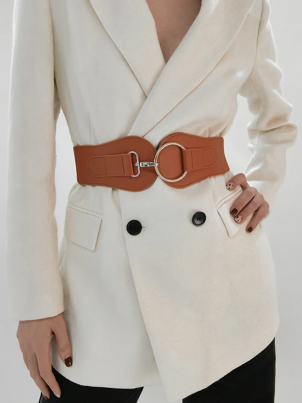 PU Elastic Wide Belt, image 2