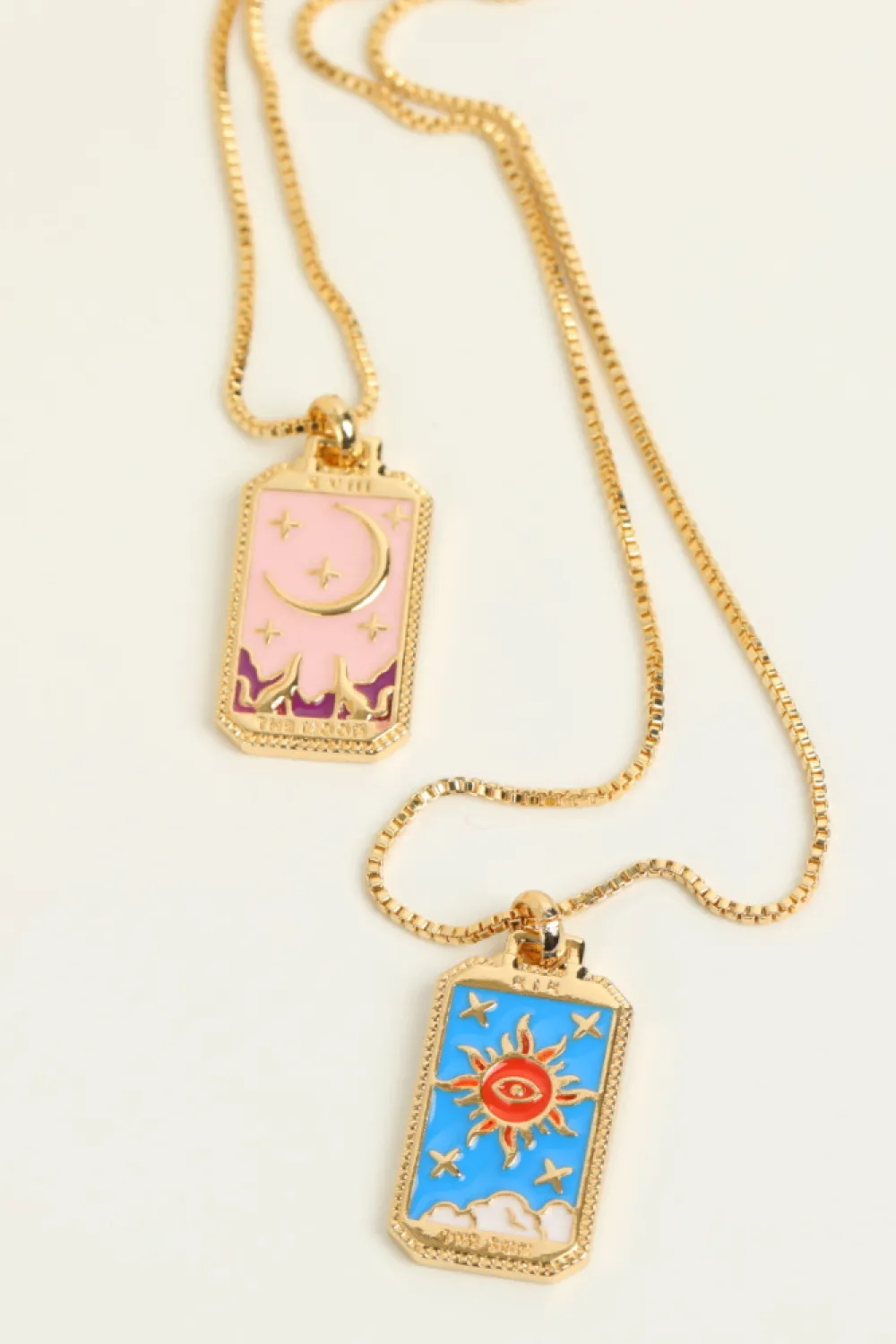 Tarot Card Pendant Copper Necklace, image 14
