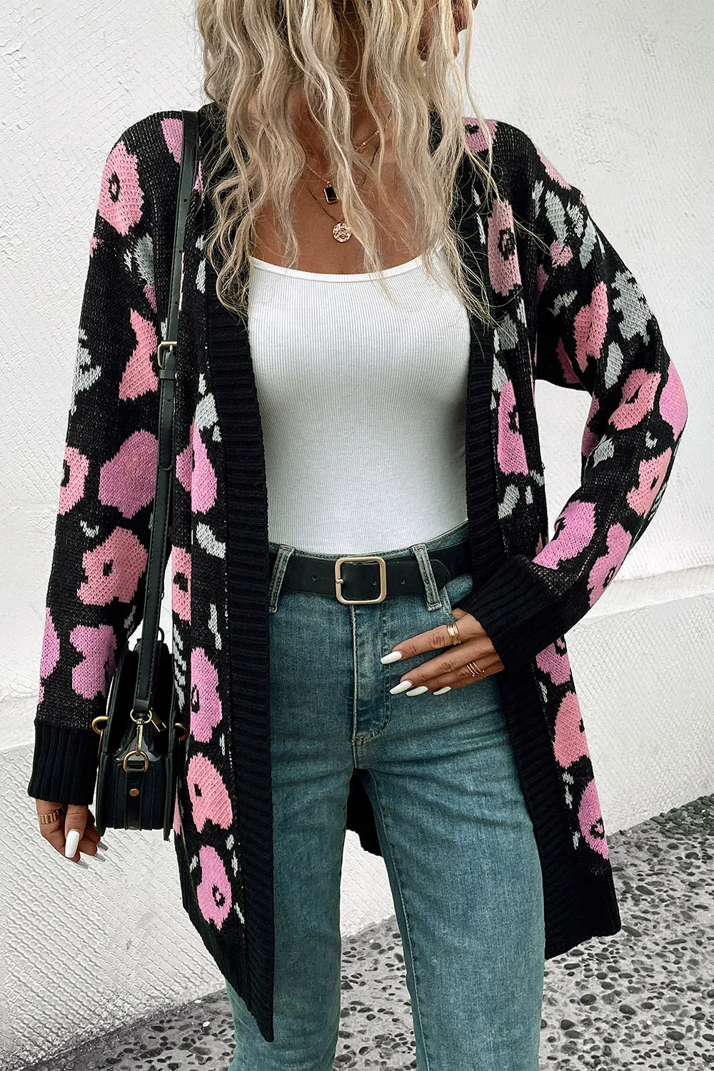Open Front Longline Cardigan, image 4