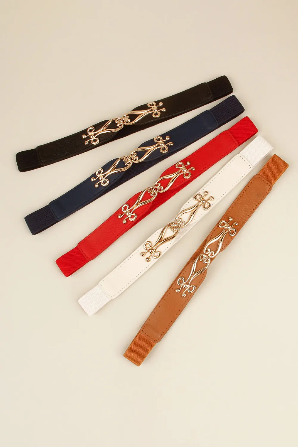 Alloy Buckle Elastic Belt, image 16