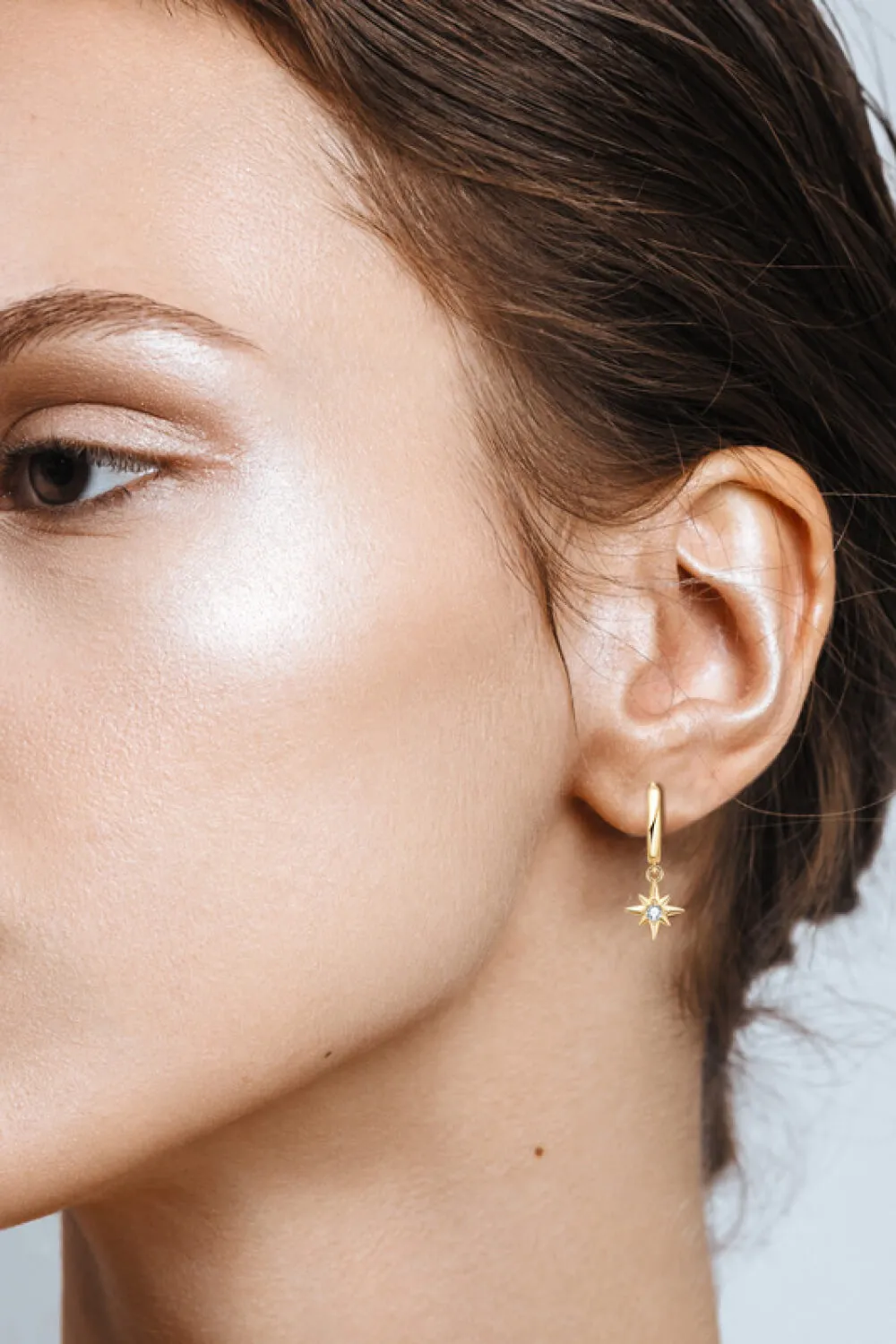 Moissanite Star Drop Earrings, image 5