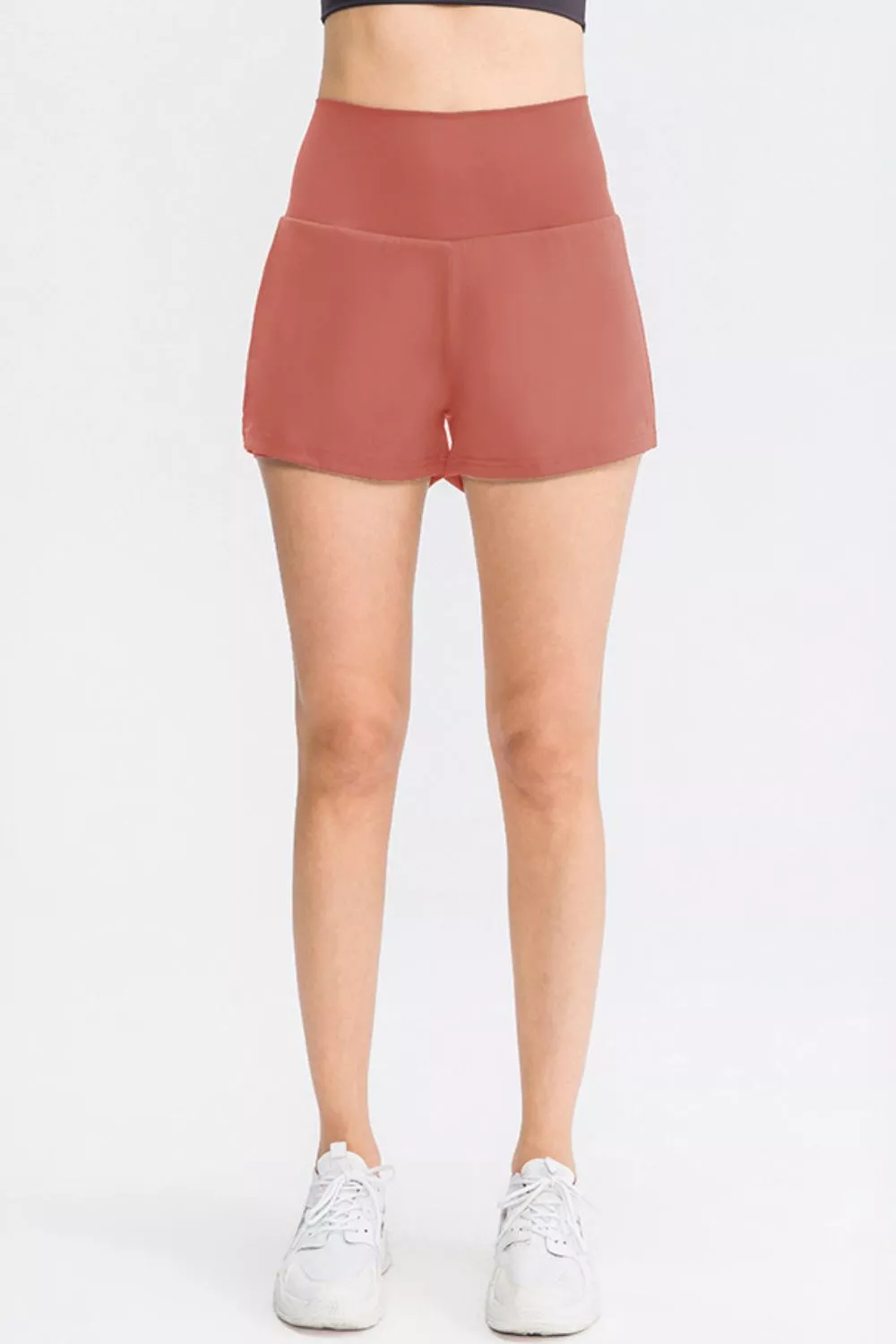 Wide Waistband Sports Shorts with Pockets, image 11