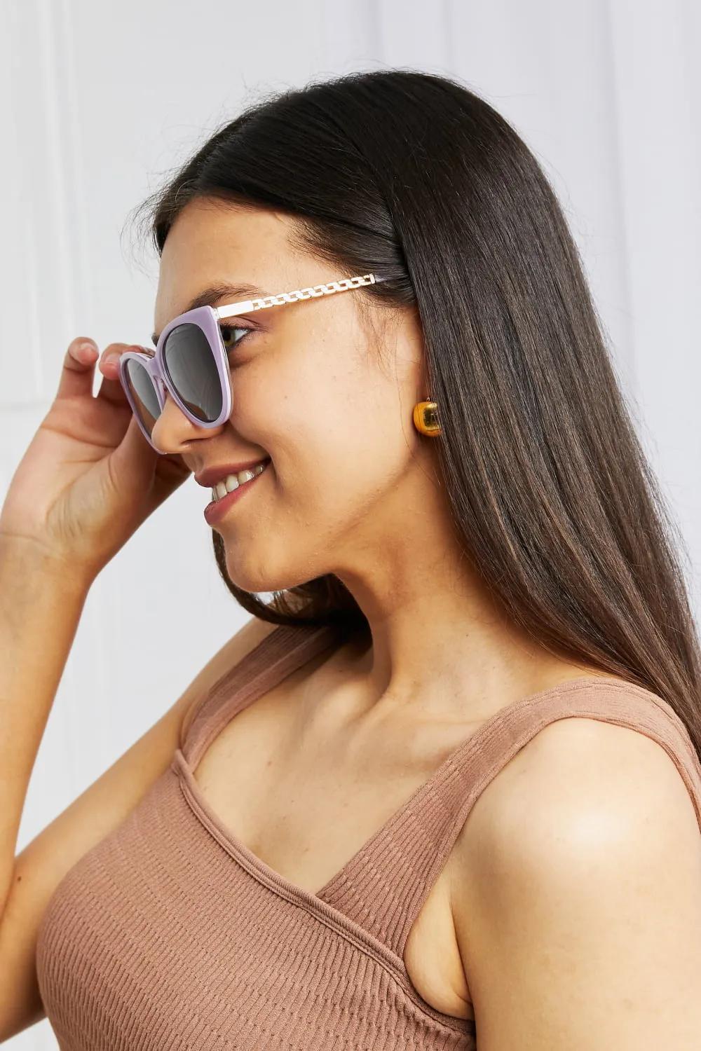 Cat-Eye Acetate Frame Sunglasses, image 11