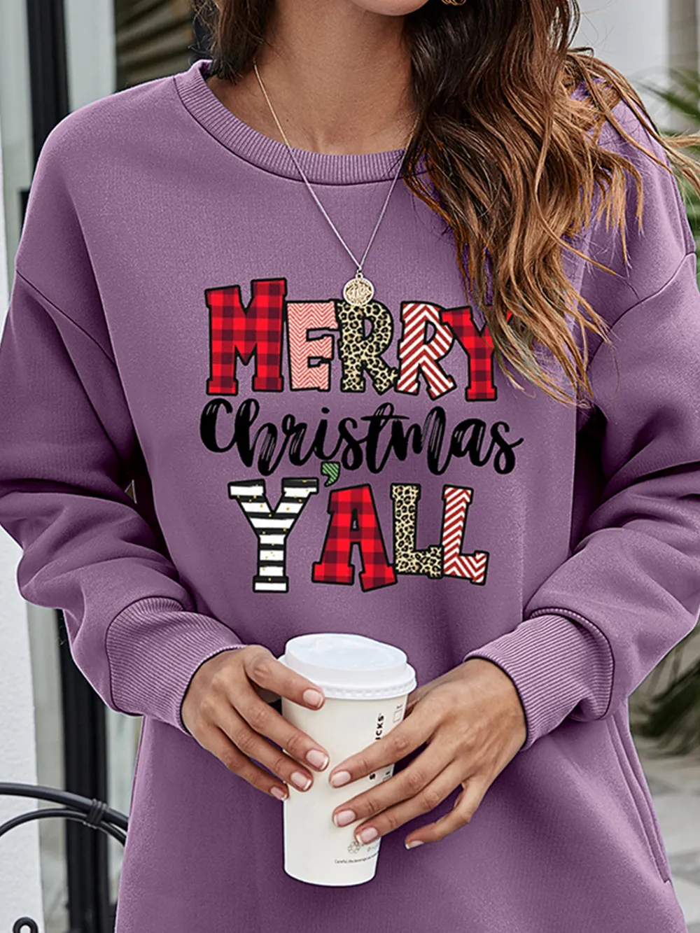 MERRY CHRISTMAS Y'ALL Graphic Sweatshirt, image 18